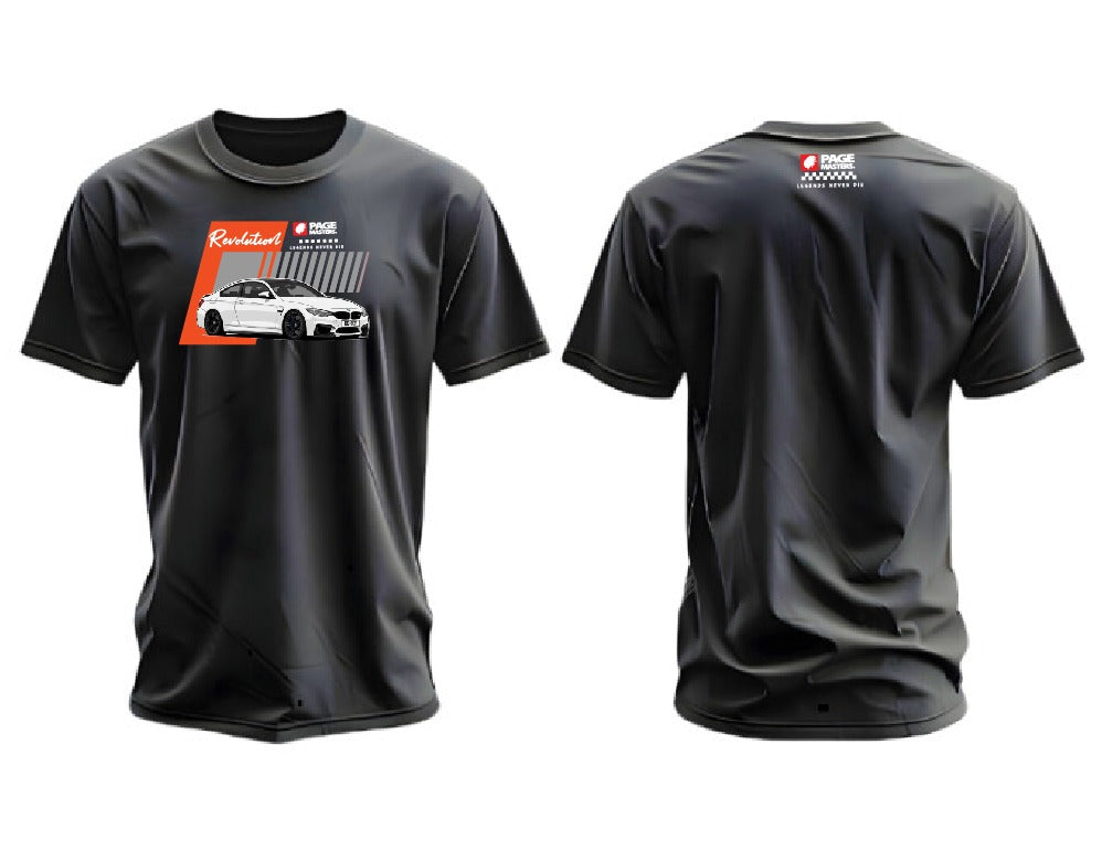 BMW Custom Design T-Shirt - Pagemasters Logo